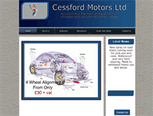 Tablet Screenshot of cessfordmotors.com